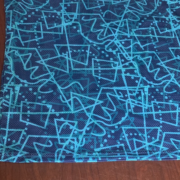 St33le Men’s Size Small NWT Blue Geometric Tank Top - Picture 3 of 4